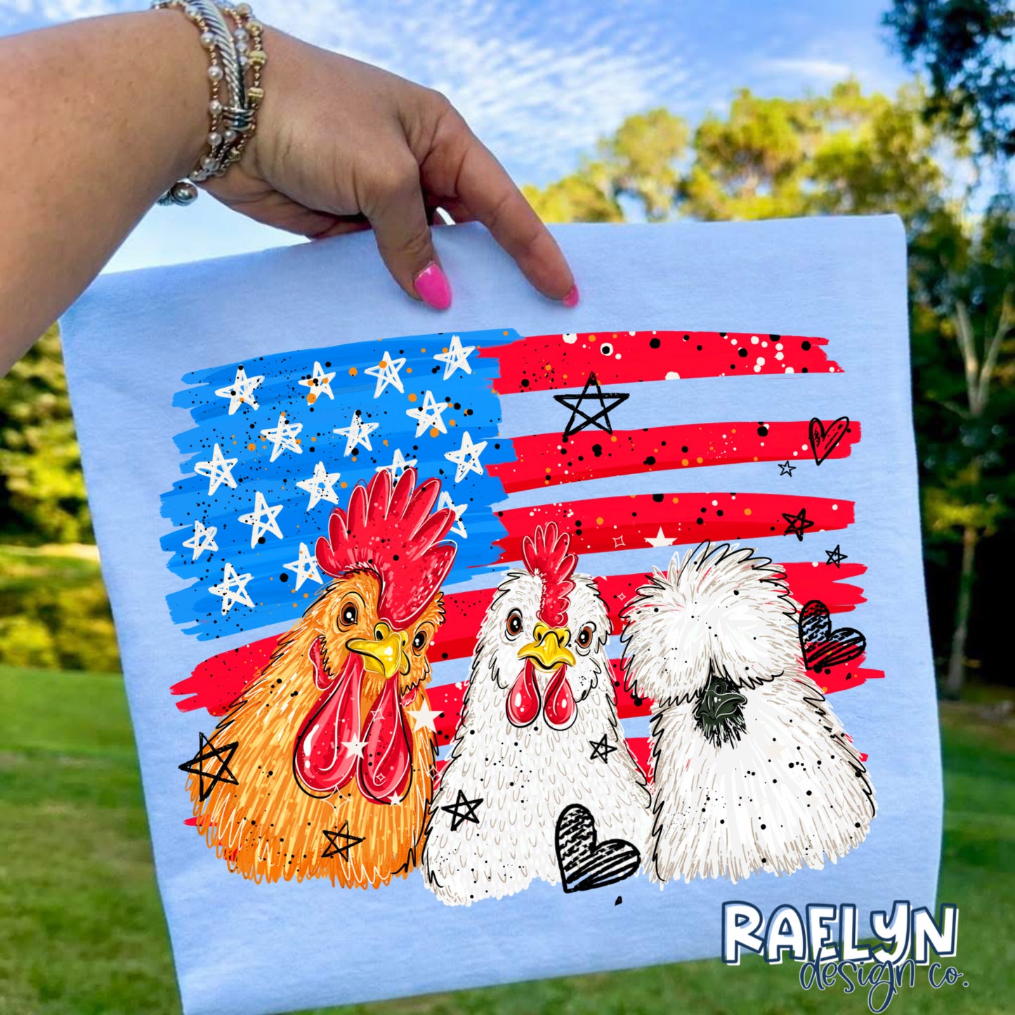 USA CHICKENS TEE