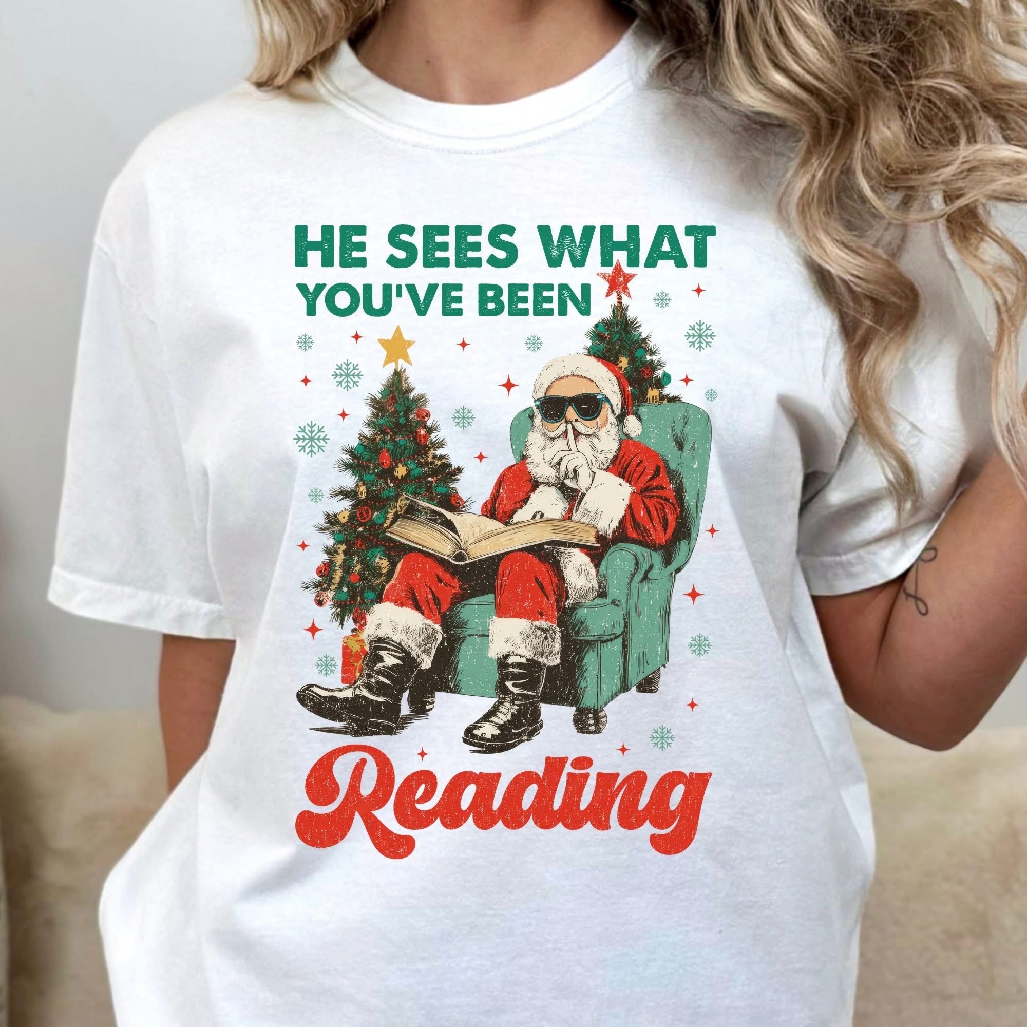 HE SEES WHAT YOUVE BEEN READING