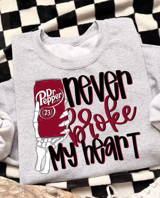 DR PEPER NEVER BROKE MY HEART