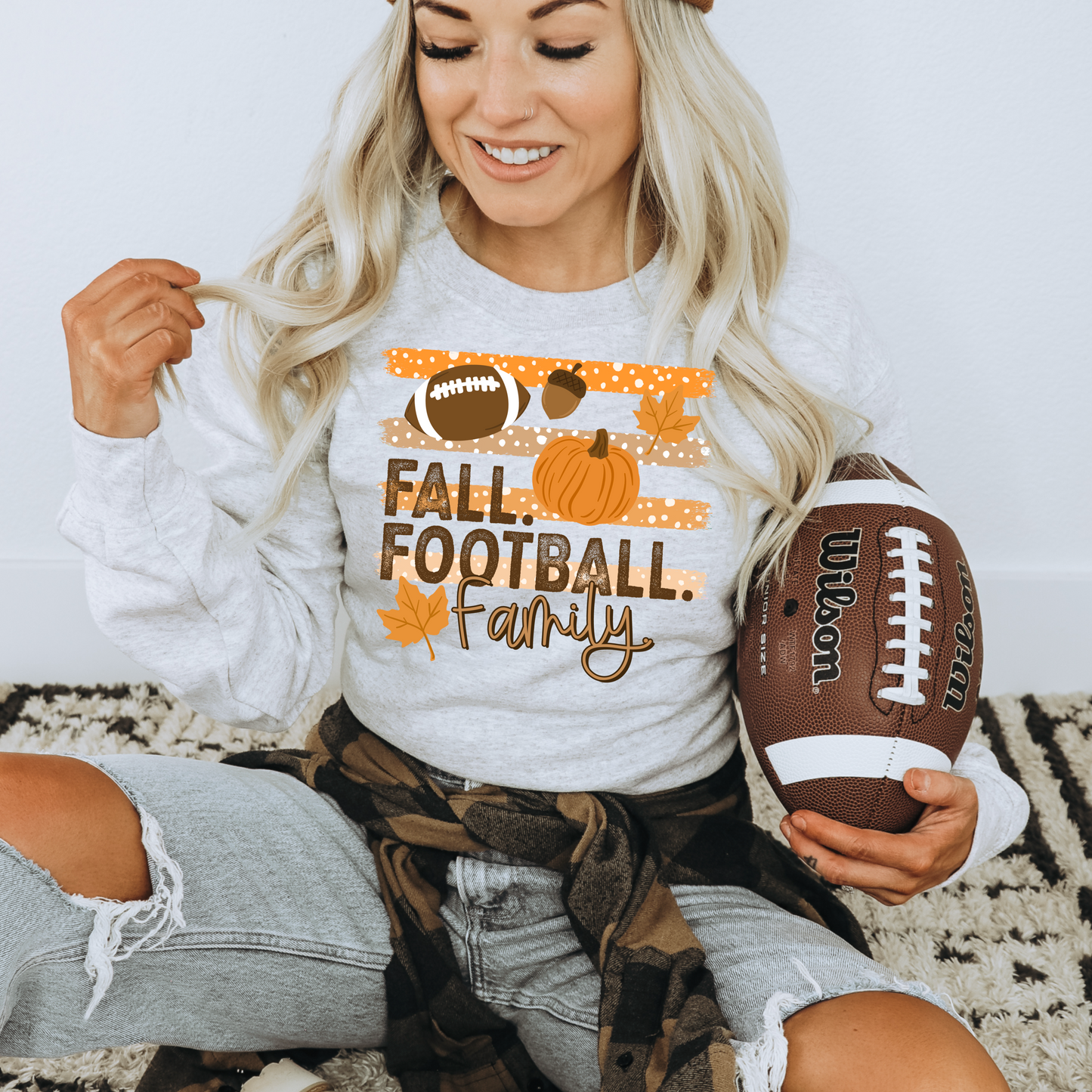 FALL FOOTBALL FAMILY TEE