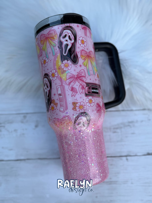 PINK SCREAM TUMBLER