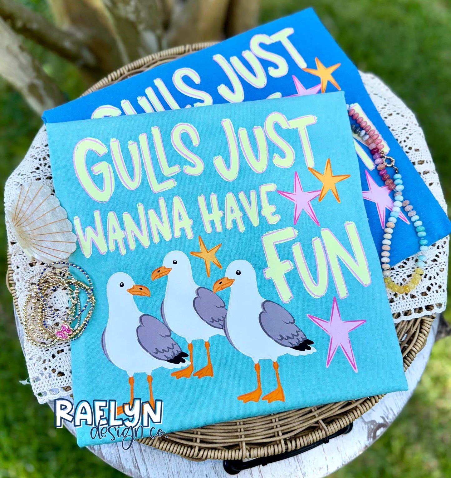 GULLS JUST WANNA HAVE FUN TEE