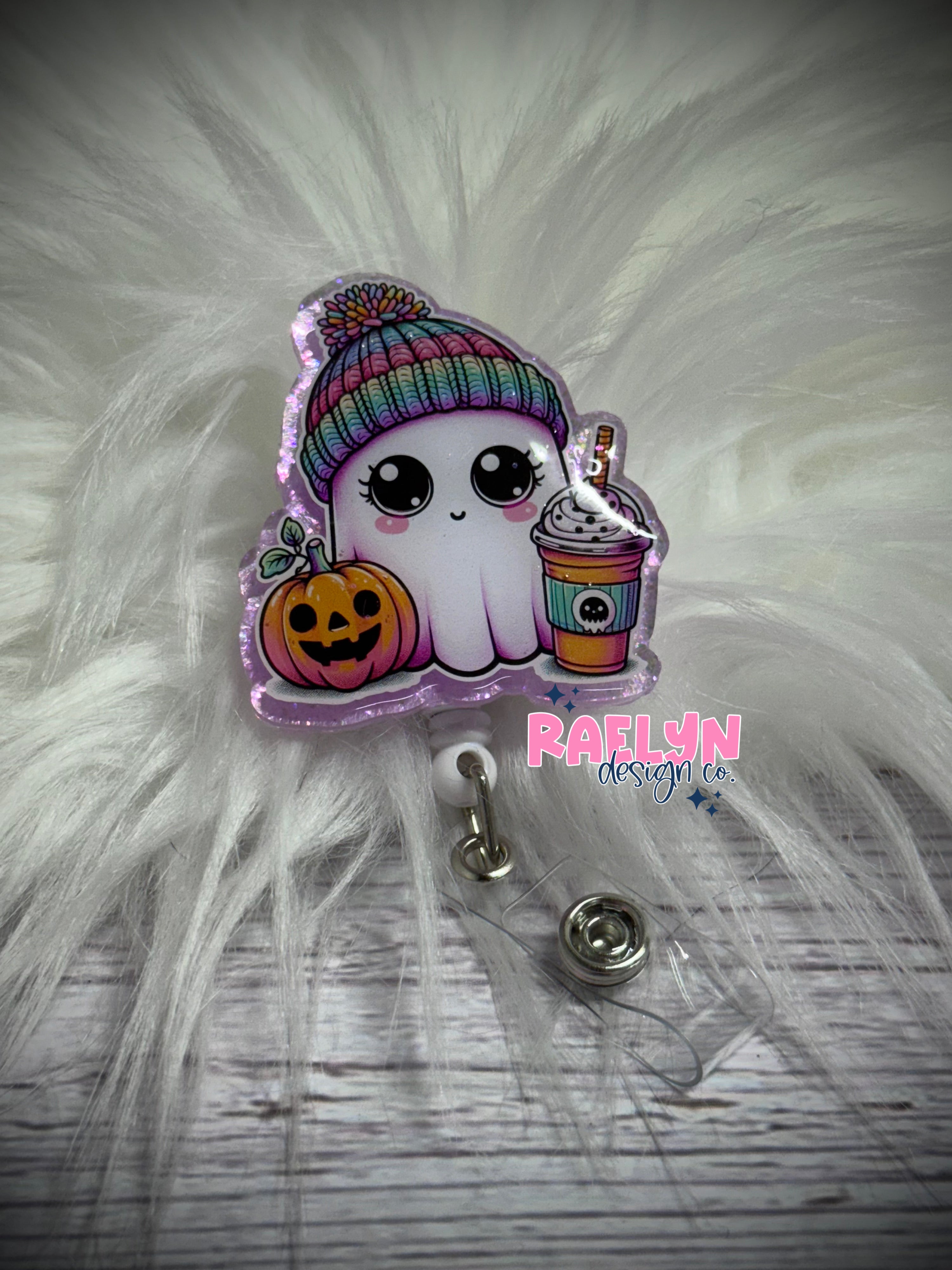CUTE GHOST BADGE REEL