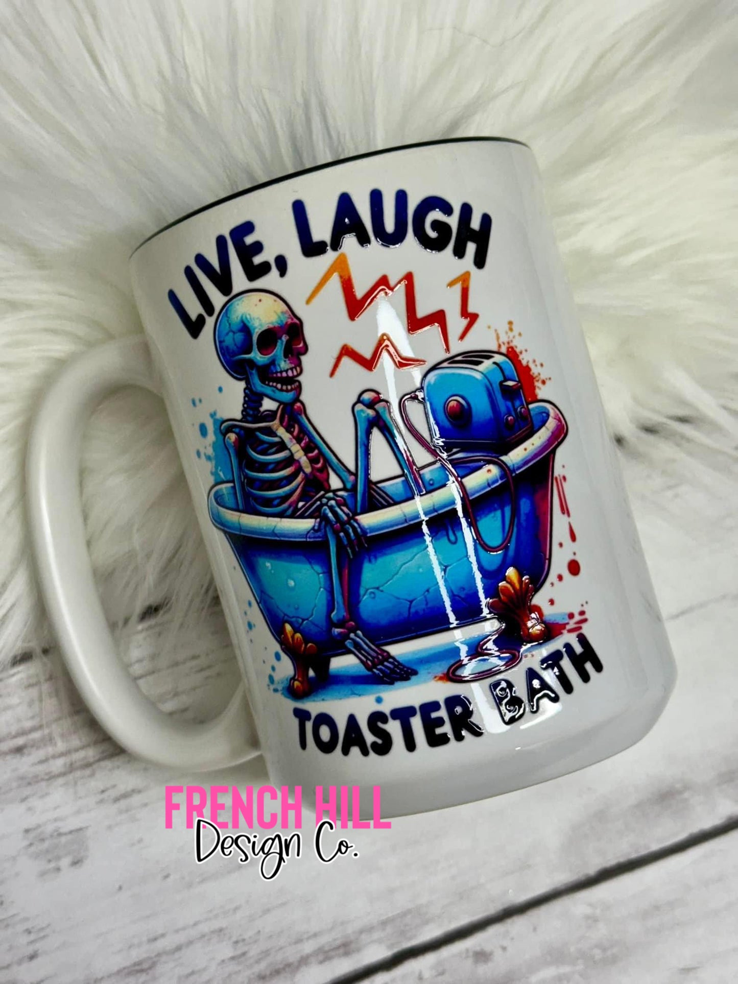 LIVE LAUGH TOASTER BATH MUG