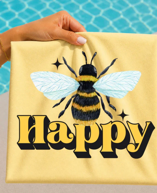 BEE HAPPY TEE