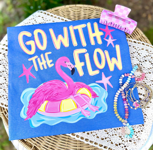 GO WITH THE FLOW TEE