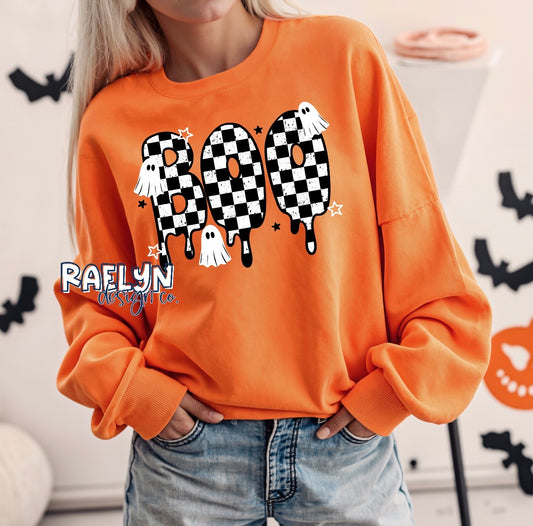 CHECKER BOO TEE